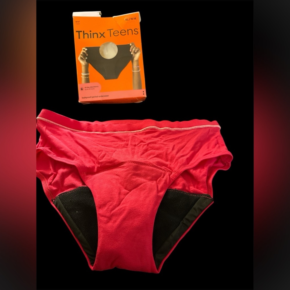 Thinx Hot Pink Period Underwear for Teens XL
